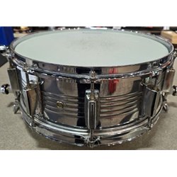 STENCILSNARE-U (USED) Unmarked Vintage Stencil Snare Drum 14"