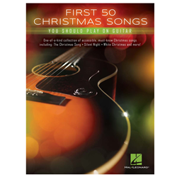 Hal Leonard 147009 First 50 Christmas Songs You Should Play On Guitar TAB