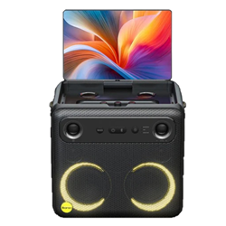 Ikarao BREAK X2 560W Portable Party Karaoke Speaker With Built in 10" Touch Screen Display & 2 Wireless Microphones