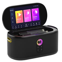 Ikarao SHELL S1 300W Portable Karaoke Speaker With Built-In 10" Touch Screen Display & 2 Wireless Microphones