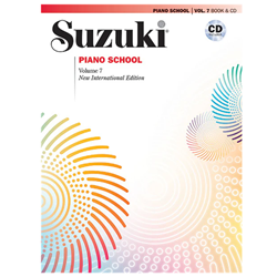 Alfred 32638 Suzuki Piano School 7 - Book and CD