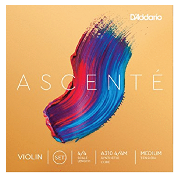 D'Addario A310 4 4M Ascente Violin Set 4/4 Med.