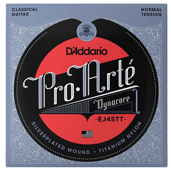 D'Addario EJ45TT Pro Arte Dynacore Classical Guitar Strings, Normal