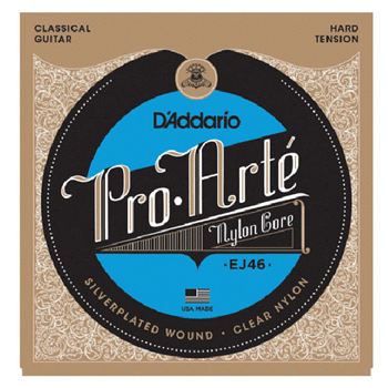 D'Addario EJ46 Pro-Arte 28-44 Nylon Hard 6 Classical Guitar Strings