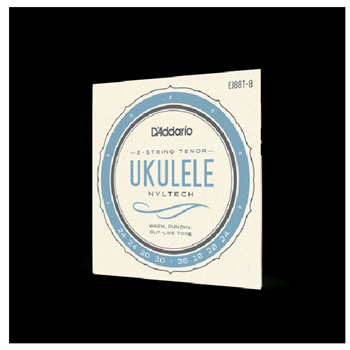 D'Addario EJ88T-8 8-String Tenor Ukulele Nyltech