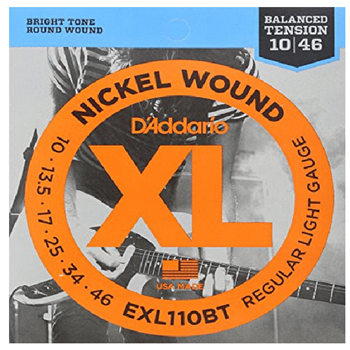 D'Addario EXL110BT Set Elec Gtr Bal Xl Reg Lite 10-46