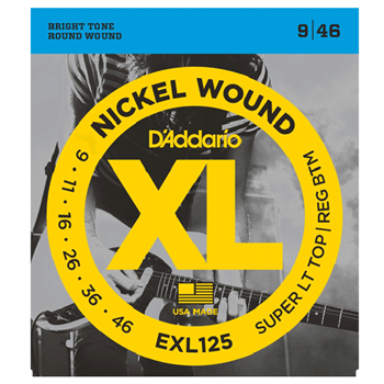 D'Addario EXL125 9-46 Electric Guitar Strings