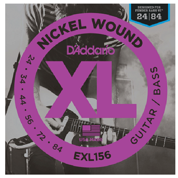 D'Addario EXL156 Set Xl Guitar /bass Set (fb V1)