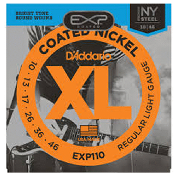D'Addario EXP110 Exp Coated Electric Regular Light 10-46