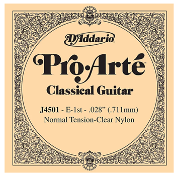 D'Addario J4501 E-1st String, Clear Nylon, Normal
