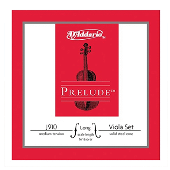 D'Addario J910LM Set Prelude Viola Long Scale