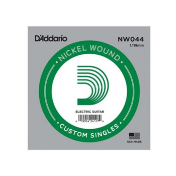 D'Addario NW044 .044 Nickel Wound Electric Guitar String Single
