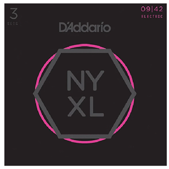 D'Addario NYXL0942 NYXL Electric Guitar String Set Super Light 09-42