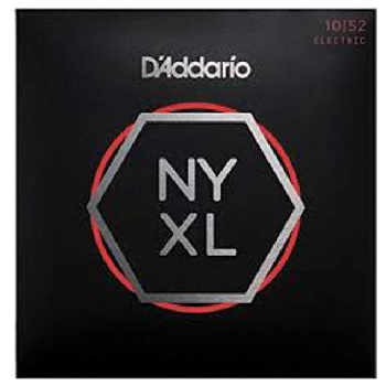D'Addario NYXL1052 Nickel Wound Electric Guitar Strings 10-52 Light Top/heavy Bottom