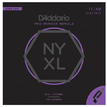 D'Addario NYXL1149 Nickel Wound Electric Guitar Strings, Medium, 11-49