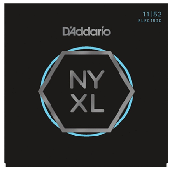 D'Addario NYXL1156 Hybrid 11-56 Medium Top Extra-Heavy Bottom Nickel 6 Electric Guitar Strings