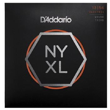 D'Addario NYXL1356W Wound 3rd 13-56 Medium 6 Electric Guitar Strings