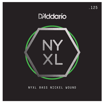 D'Addario NYXLB125 Single 125 Nickel Wound String