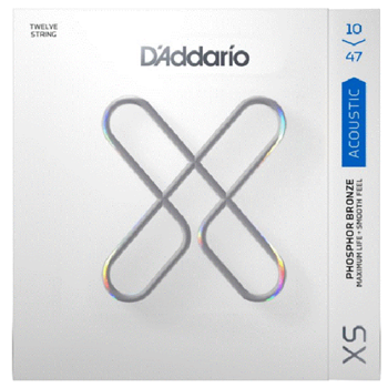 D'Addario XSAPB1047-12 Set Acoustic Xs Pb X-Lt 12 String