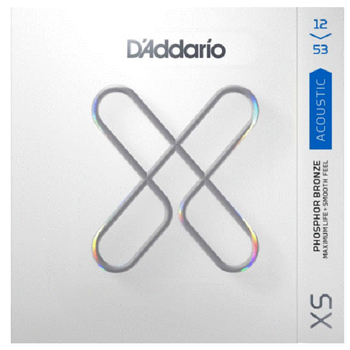 D'Addario XSAPB1253 XS Acoustic Phosphor Bronze 12-53 - Light