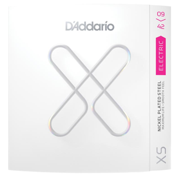 D'Addario XSE0942 XS Nickel 9-42 Super Light Coated Electric Strings