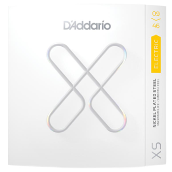 D'Addario XSE0946 Xs Nickel Coated Electric Strings, Super Light Top/regular Bottom 9-46
