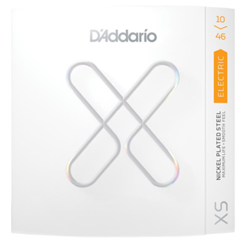 D'Addario XSE1046 XS Nickel Coated Electric Strings, Regular 10-46