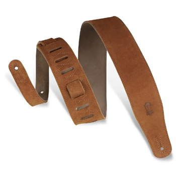 Levys MS26-HNY 2 1/2" suede guitar strap with suede backing. Adjustable from 38" to 51". Also available in extra lo