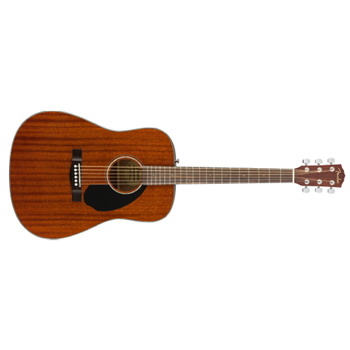 Fender 0970110022 CD-60S Dreadnought Acoustic Guitar - All Mahogany