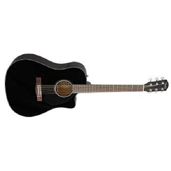 Fender 0970113006 CD-60SCE Dreadnought Acoustic Guitar - Black