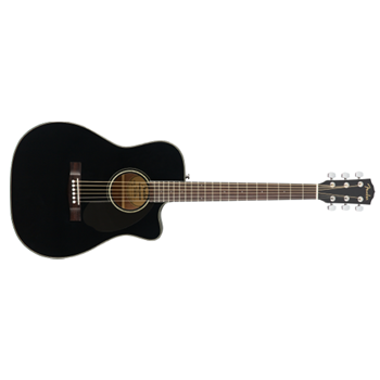Fender 0970153006 CD-60SCE Concert Sprice Top Acoustic-Electric Guitar - Black