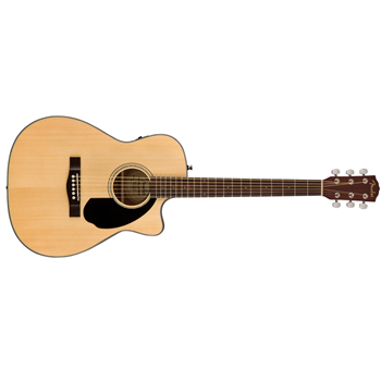 Fender 0970153021 CC-60SCE Concert Spruce Top Acoustic-Electric Guitar - Natural