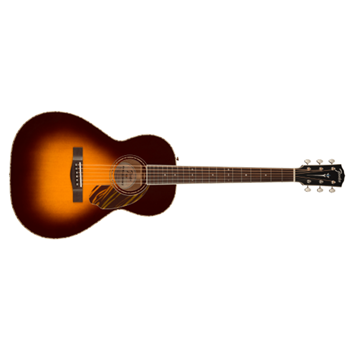 Fender 0970320303 Paramount Ps-220e Parlor - 3-Colour Vitnage Sunburst w/ Hard Shell Case