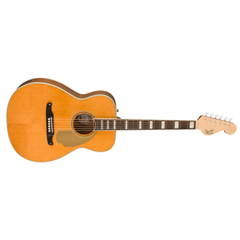 Fender 0971022334 Malibu Vintage Acoustic - Aged Natural w/ Hardshell Case