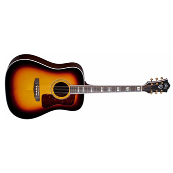 Guild 3850400837 D-40 Dreadnought Acoustic Guitar -  Antique Burst w/ Hardshell Case