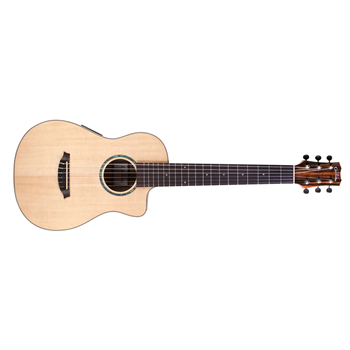 Cordoba 99-754-0030 Mini II EB-CE Nylon String Classical Acoustic-Electric Guitar - Striped Ebony