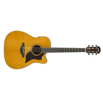 Yamaha A3R VN Dreadnought Cutaway - Vintage Natural with Gig Bag
