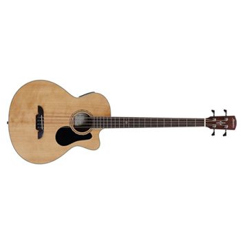 Alvarez AB60CE Artist 60 Series Medium Scale Cutaway Acoustic-Electric Bass Guitar - Natural Gloss