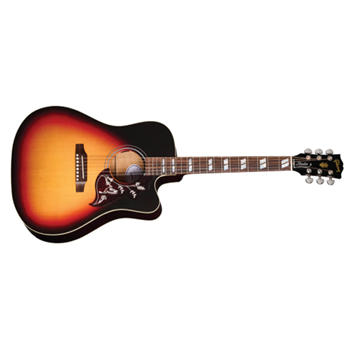 Gibson ACMCSSHSECTBNH Hummingbird Studio Ec Acoustic-Electric Guitar with Hardhshell Case - Tri-Burst Satin