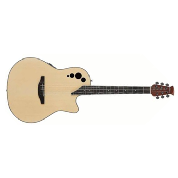 Ovation AE44-4S Ae44 Mid Cutaway Acoustic Electric Guitar - Natural Satin