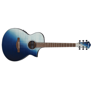 Ibanez AEWC32FMISF AEWC Series Thinline Accoustic-Electric - Indigo Sunset Fade