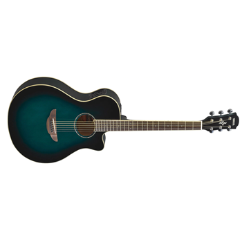 Yamaha APX600OBB Thin Body Cutaway Acoustic-Electric Guitar - Oriental Blue Burst