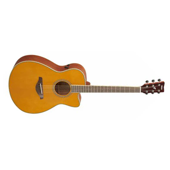 Yamaha FSCTA VT TransAcoustic Series Folk/Concert Acoustic-Electric Guitar - Vintage Tint
