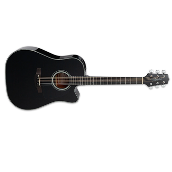 Takamine GB30CELH-BLK Left-Handed Acoustic-Electric Bass Guitar - Black