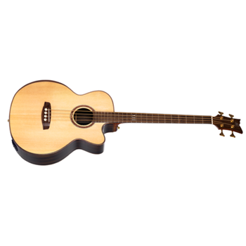 Ortega STRIPEDSU ACB Acoustic Bass 4-String Private Room Series W/ Gig Bag And Strap