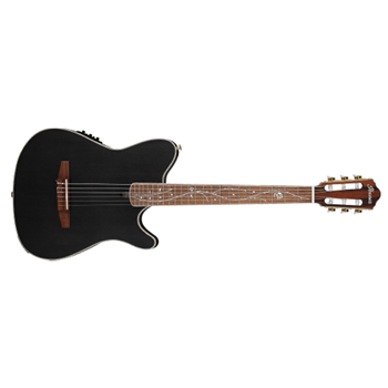 Ibanez TOD10NTKF Tim Henson Signature Series Nylon Acoustic-Electric - Transparent Black