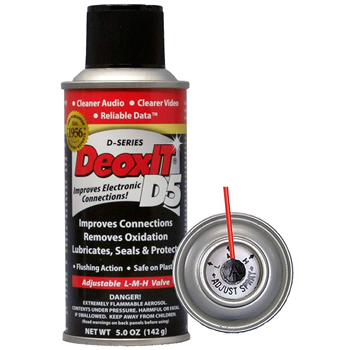 Caig D5S-6 CAIG DeoxIT Contact Cleaner, 5% Spray, 5 oz