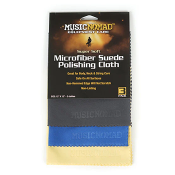 Music Nomad MN203 Microfibre Suede Polishing Cloth 3 Pack