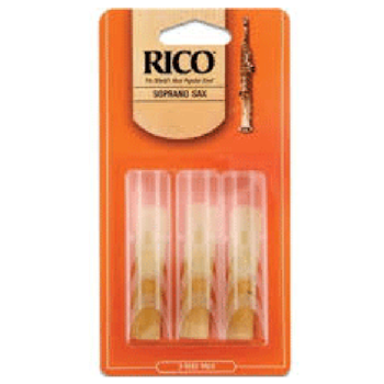 Rico RIA0325 Soprano Sax Reed 3-Pack #2 1/2