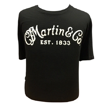 Martin 18CM0109L Cfm Logo Solid Large - Black T-Shirt